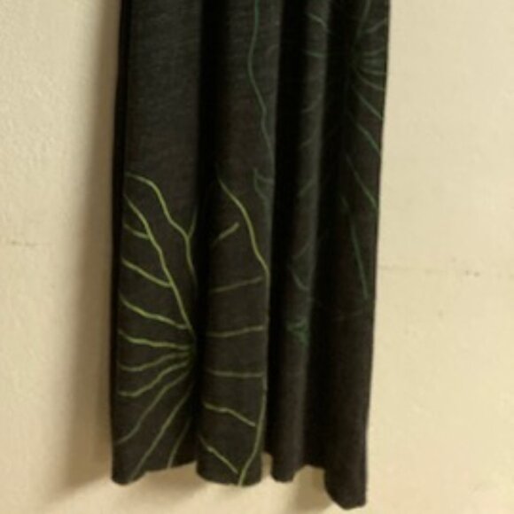 Kala Kanu O Ka Aina(Plants of the Land)Kalo Hawaii Maxi Dress Sleeveless Gray XL - Picture 13 of 16